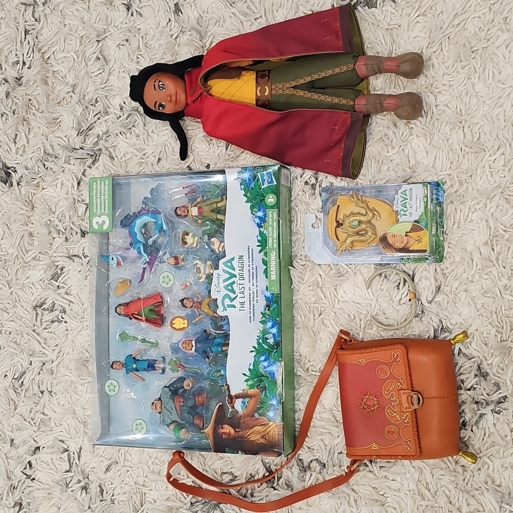 Disney Raya and The Last Dragon Bundle Of Toys